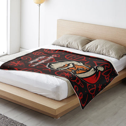 Skeptical Santa - Premium Decoration Blanket