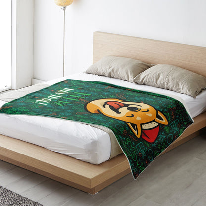 Feliz Navidog V1 - Premium Decoration Blanket