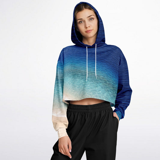 Coastal Shelf - Crop Hoodie