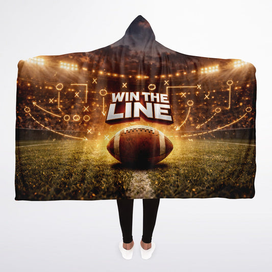 Win the line - Hooded Blanket