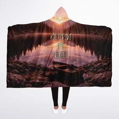 Keepin' it reel - Hooded Blanket