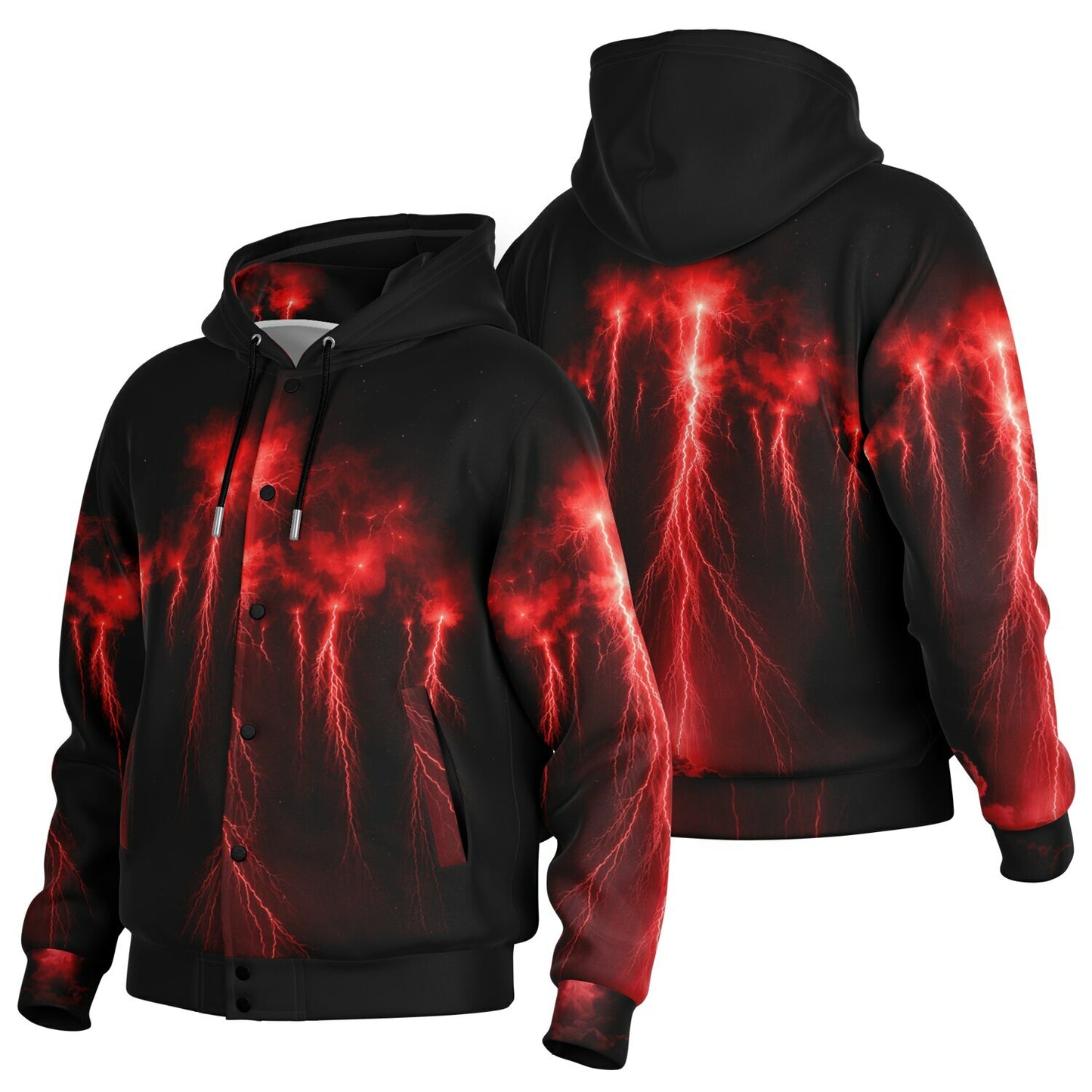 Lightning Sprites - Button Hoodie