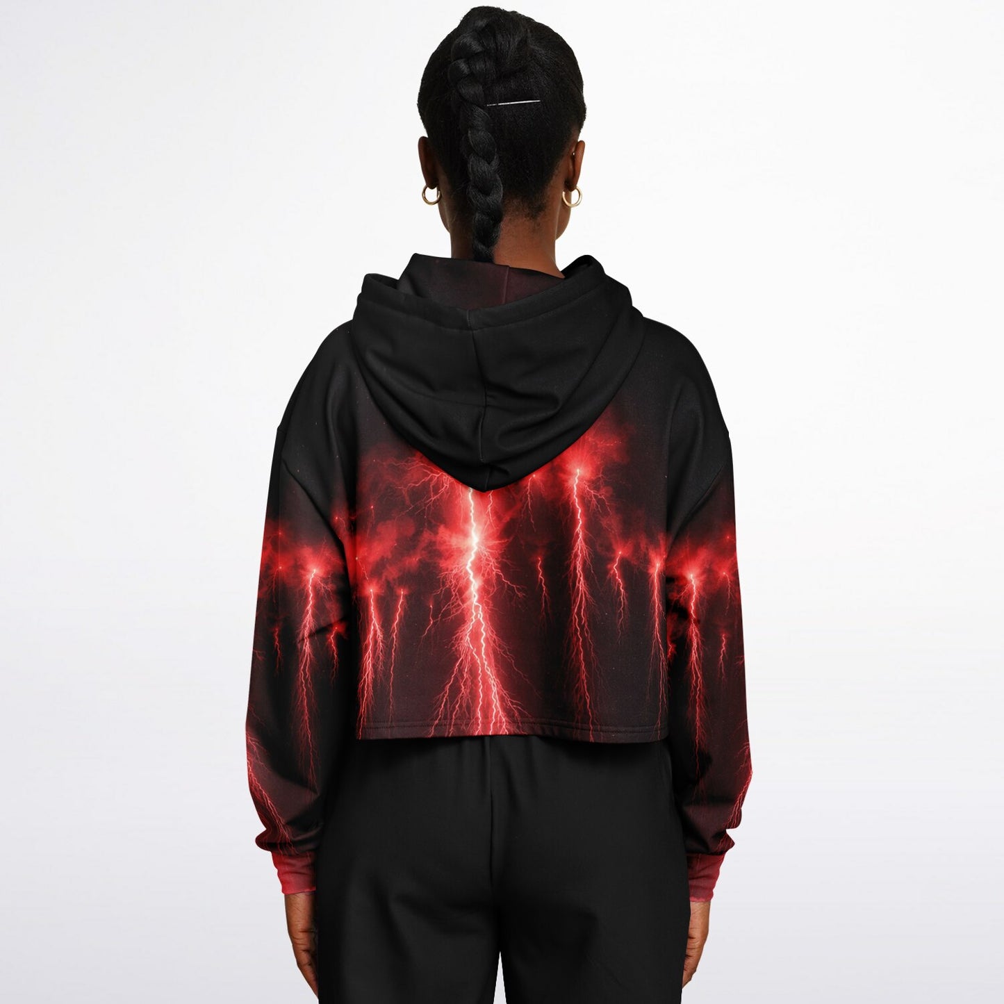 Lightning Sprites - Crop Hoodie
