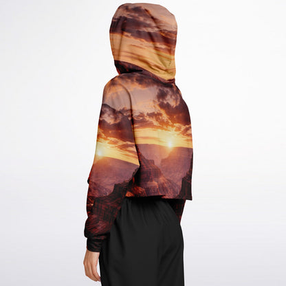 Iron Sunset - Crop Hoodie