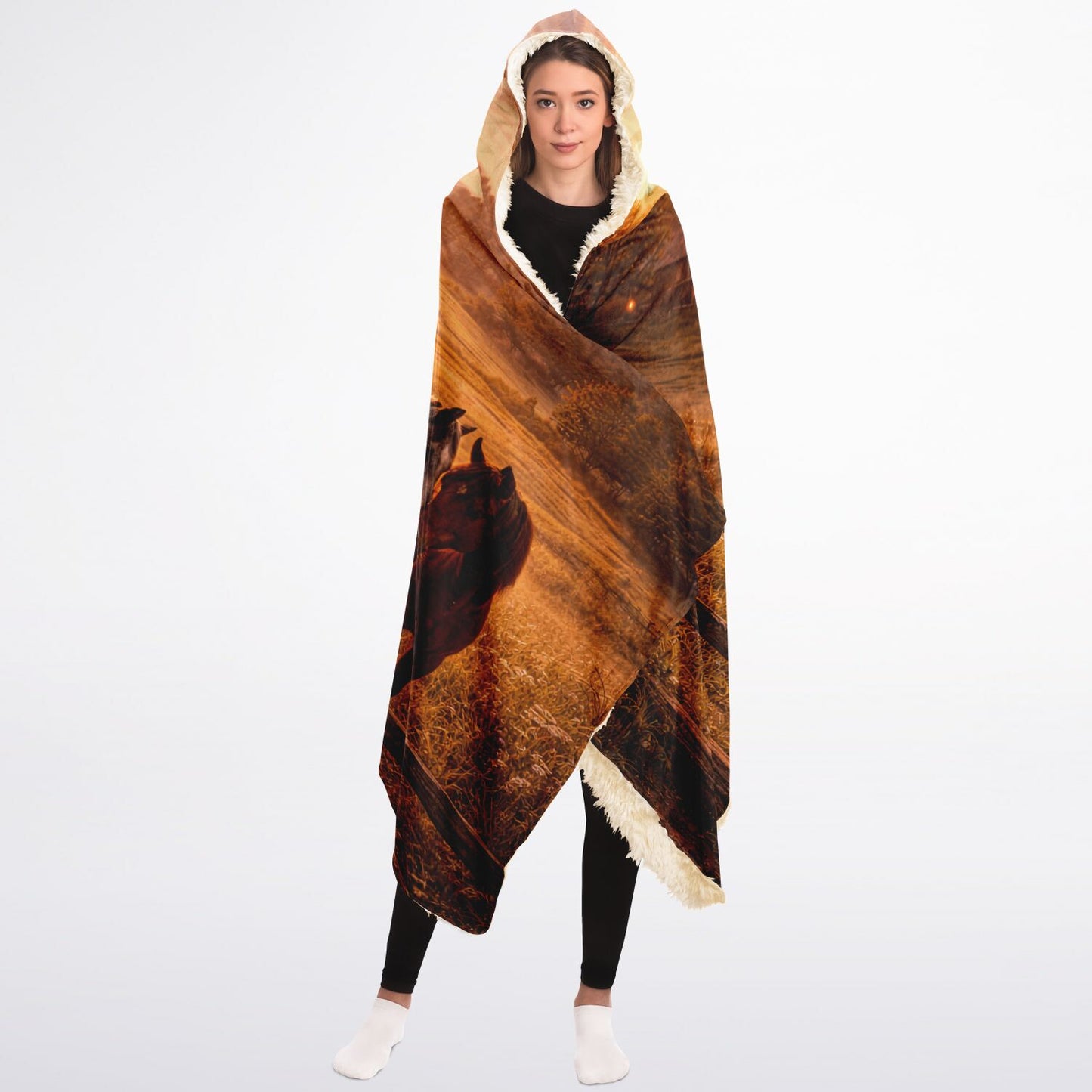 Power and restraint - Hooded Blanket