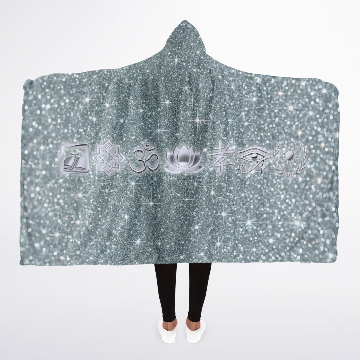 Ancient Wisdom - Hooded Blanket (platinum)