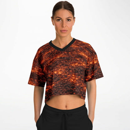 Ancient Sunlight - Athletic Crop Top