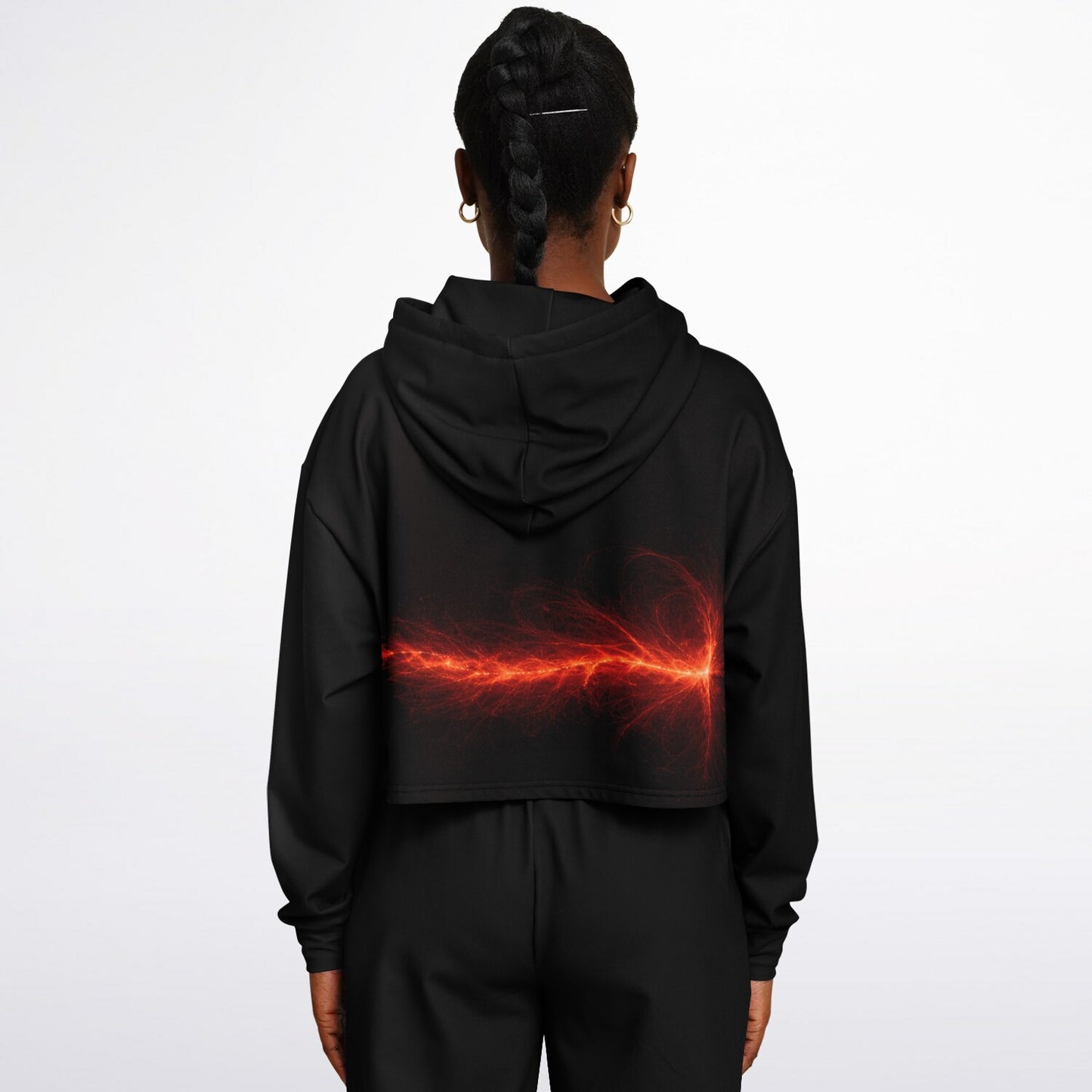 Plasma Flare - Crop Hoodie