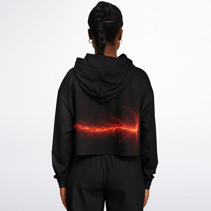 Plasma Flare - Crop Hoodie