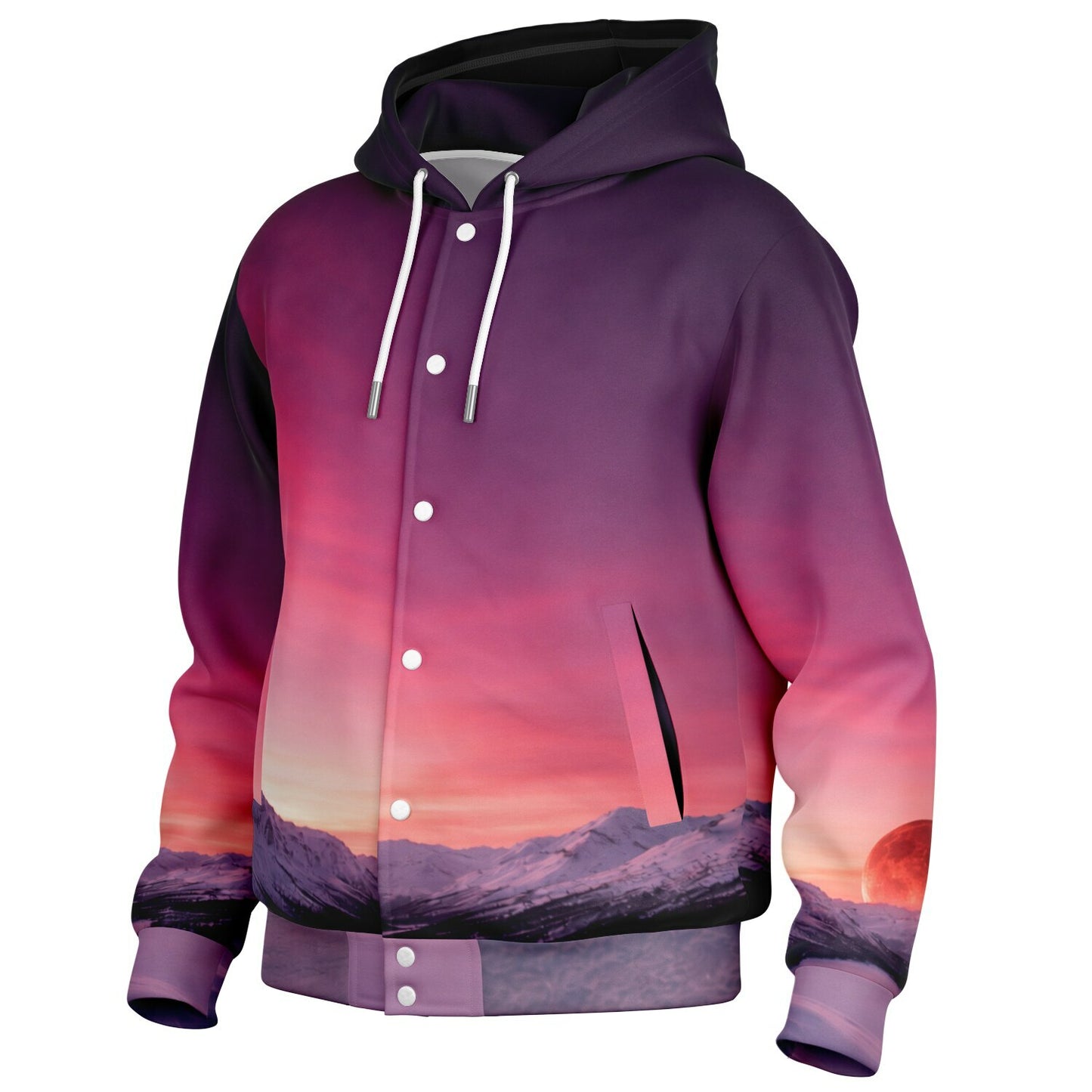 Umbra Phase - Button Hoodie