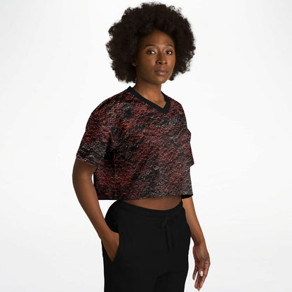 Volcanic Cinder - Athletic Crop Top