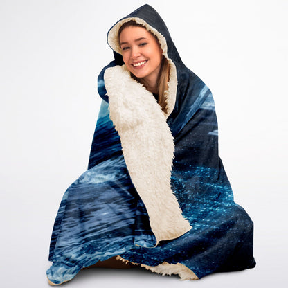 Lucent Tide - Hooded Blanket