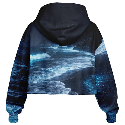 Lucent Tide - Crop Hoodie