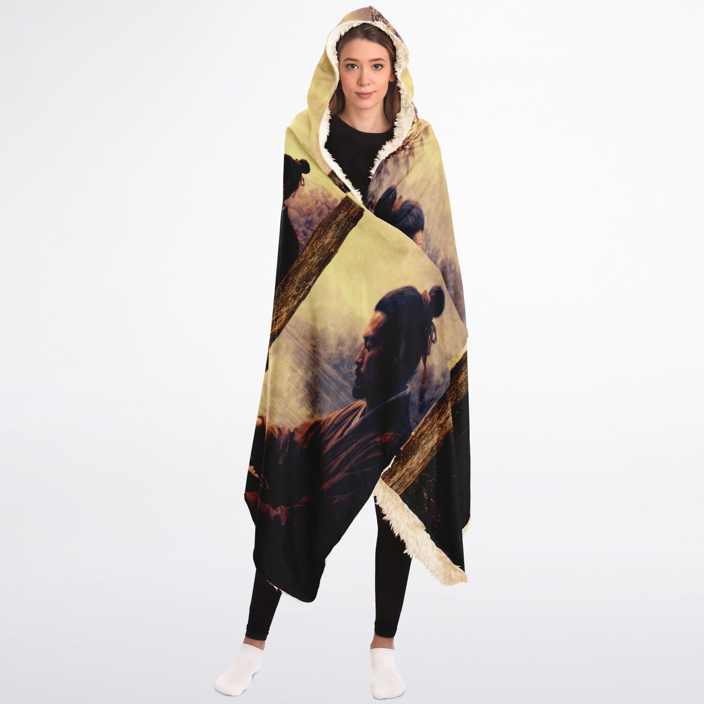 Distraction and focus - Hooded Blanket