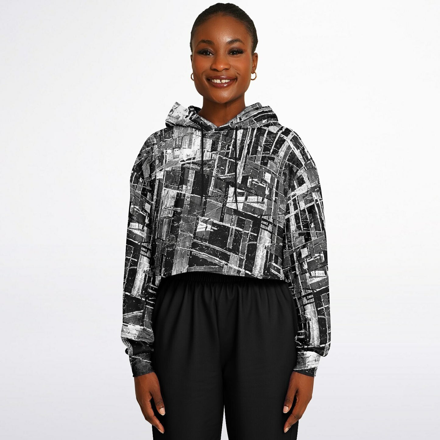Meteorite Core - Crop Hoodie
