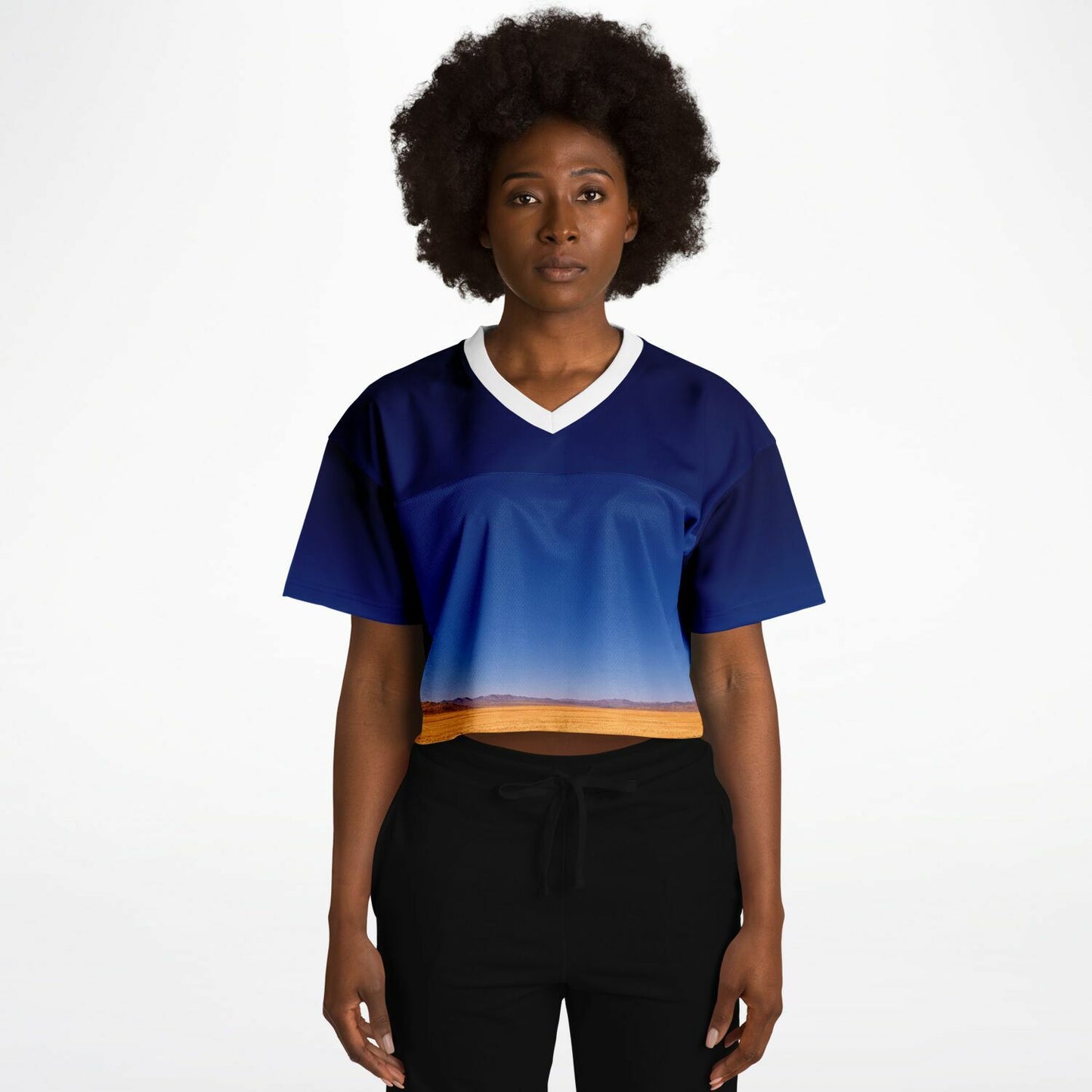 Deep Sky - Athletic Crop Top