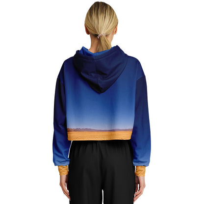 Deep Sky - Crop Hoodie