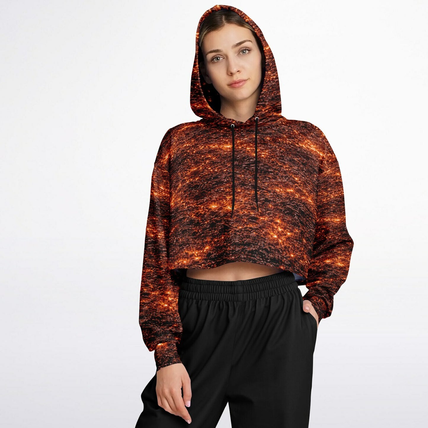 Ancient Sunlight - Crop Hoodie