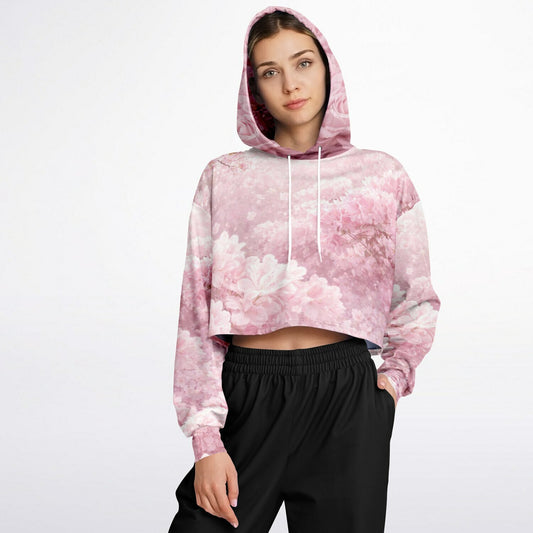 Flower Garden - Crop Hoodie