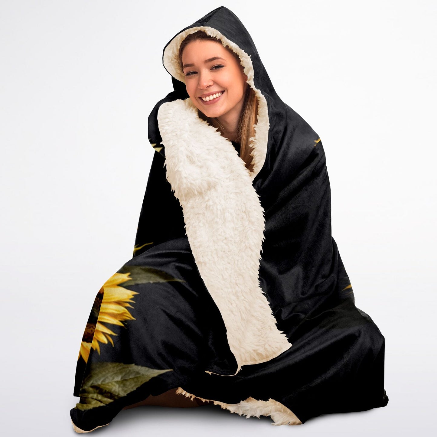Sunflower - Hooded Blanket