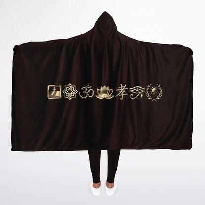 Ancient Wisdom - Hooded Blanket (tinted)