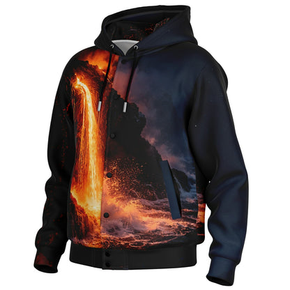 Mantle Emergence - Button Hoodie