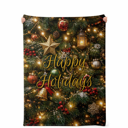 Happy Holidays - Premium Decoration Blanket