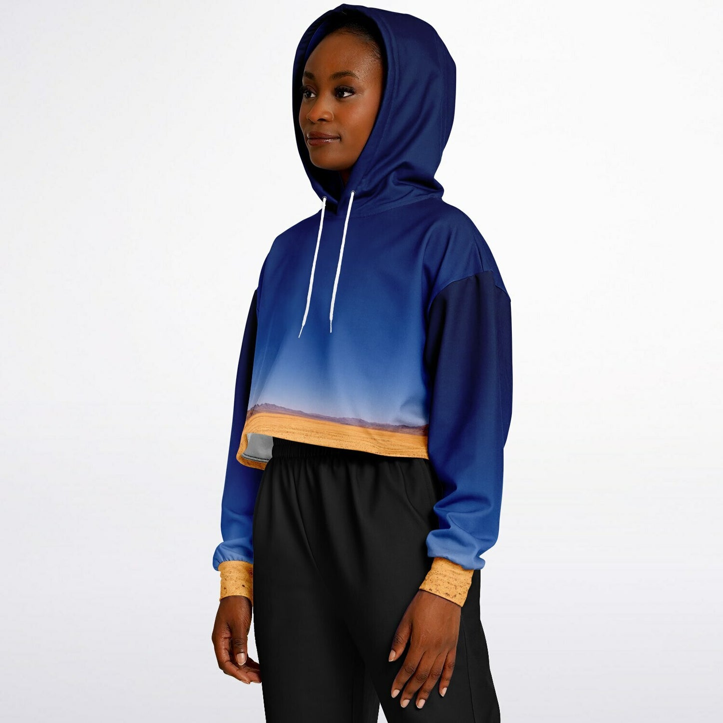 Deep Sky - Crop Hoodie