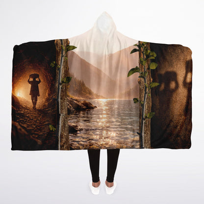 Plato's Cave - Hooded Blanket
