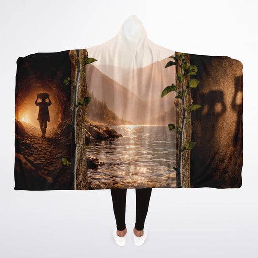 Plato's Cave - Hooded Blanket