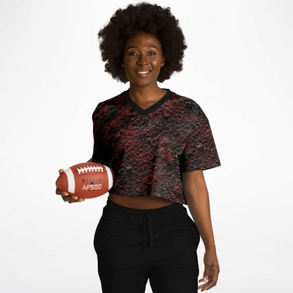 Volcanic Cinder - Athletic Crop Top