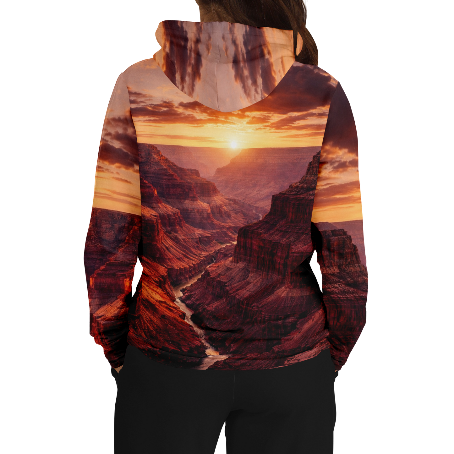 Iron Sunset - Athletic Hoodie