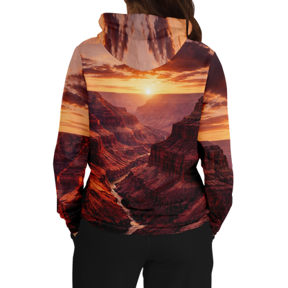 Iron Sunset - Athletic Hoodie