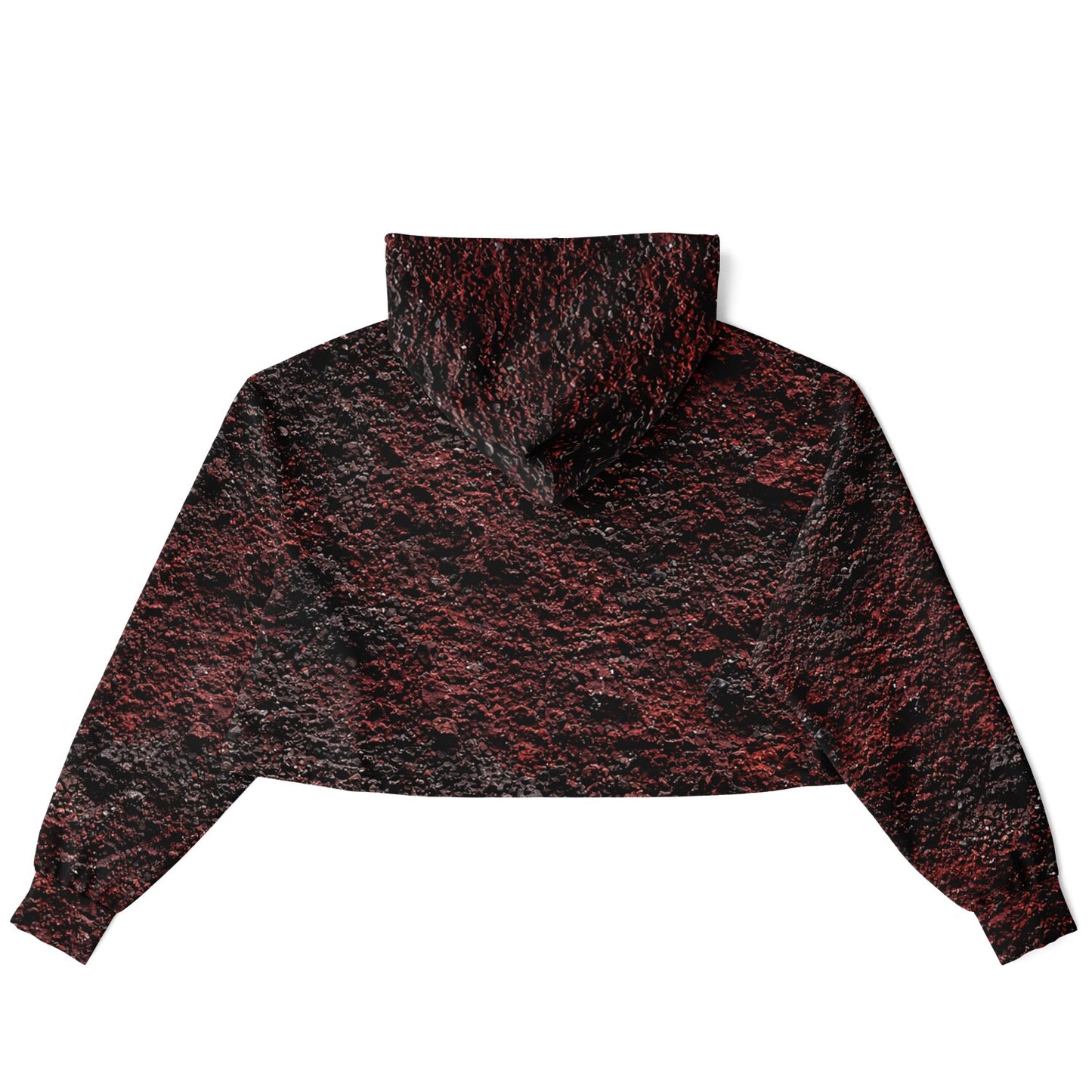 Volcanic Cinder - Crop Hoodie
