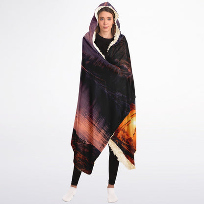 Off the grid - Hooded Blanket