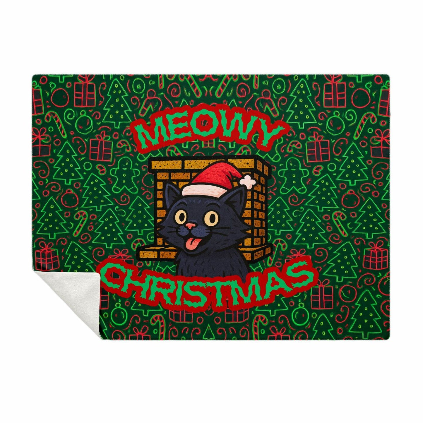 Meowy Christmas - Premium Decoration Blanket