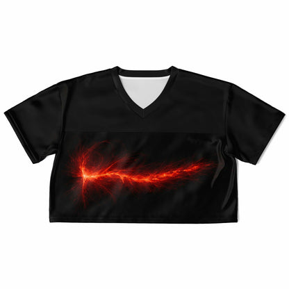 Plasma Flare - Athletic Crop Top