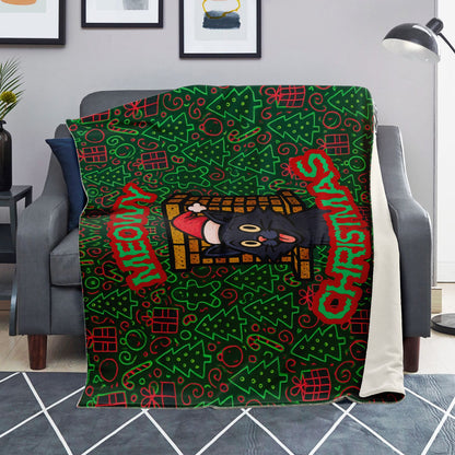 Meowy Christmas - Premium Decoration Blanket