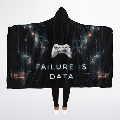 Failure is data (gamer) - Hooded Blanket