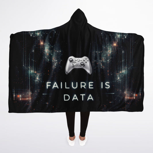 Failure is data (gamer) - Hooded Blanket