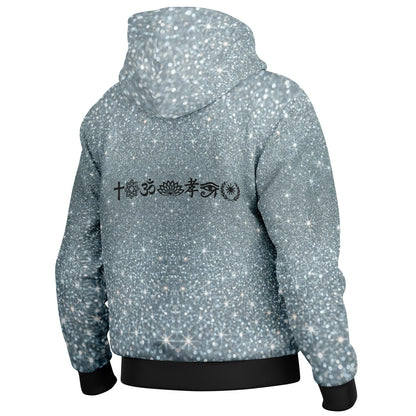 Ancient Wisdom - Button Hoodie (platinum)