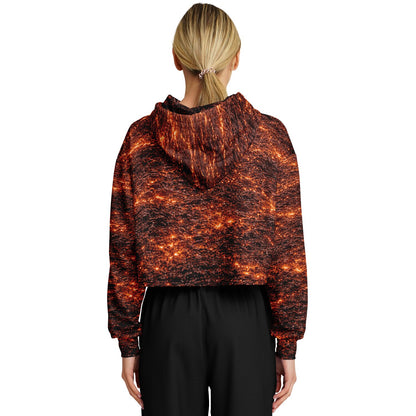 Ancient Sunlight - Crop Hoodie