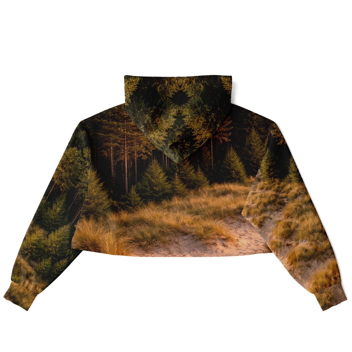 Dune Forest - Crop Hoodie