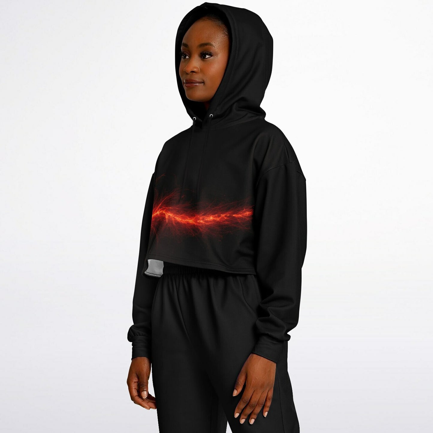 Plasma Flare - Crop Hoodie