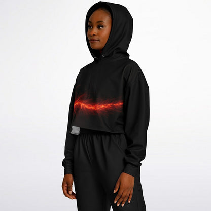 Plasma Flare - Crop Hoodie