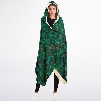 Feliz Navidog - Hooded Blanket