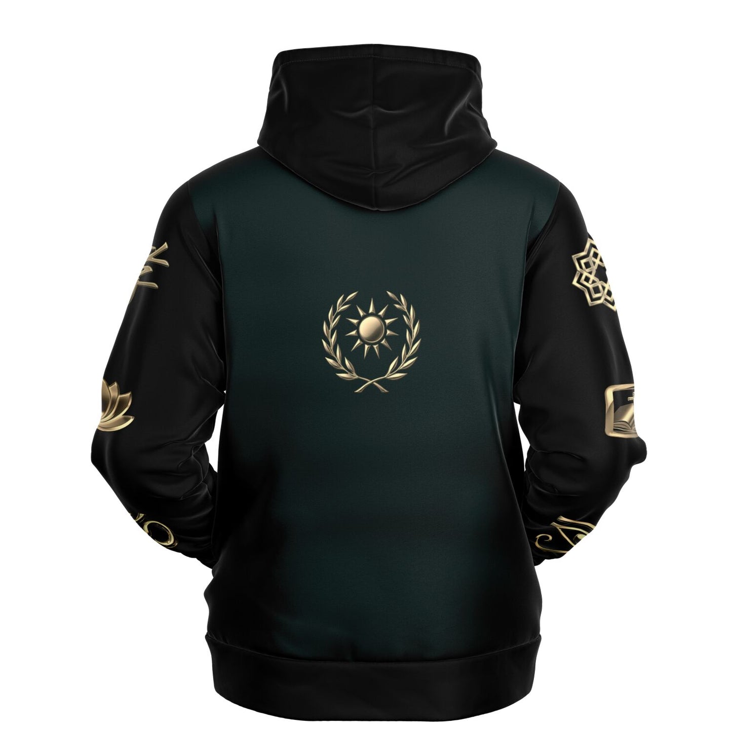 Ancient Wisdom - Athletic Hoodie (teal)