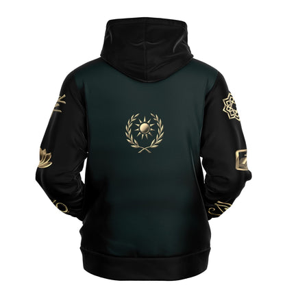 Ancient Wisdom - Athletic Hoodie (teal)