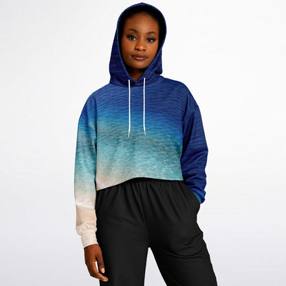 Coastal Shelf - Crop Hoodie