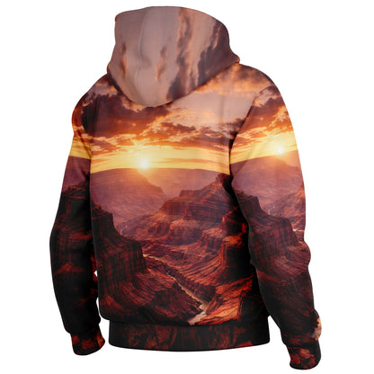 Iron Sunset - Button Hoodie